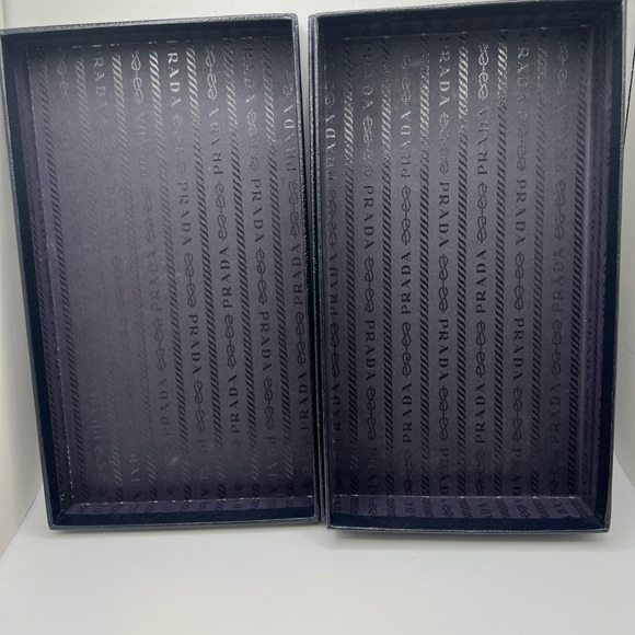 GUC Prada Tessuto Red Nylon Zip Long Wallet with Box - Picture 4 of 10